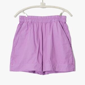 NWT Xirena Caysen High Rise Pull On Boxer Shorts with Pockets Violet XS